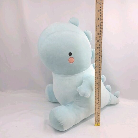 Onsoyours Dinosaur Stuffed Baby Blue Medium Soft Squishy Plush Pillow 19” - Picture 10 of 11